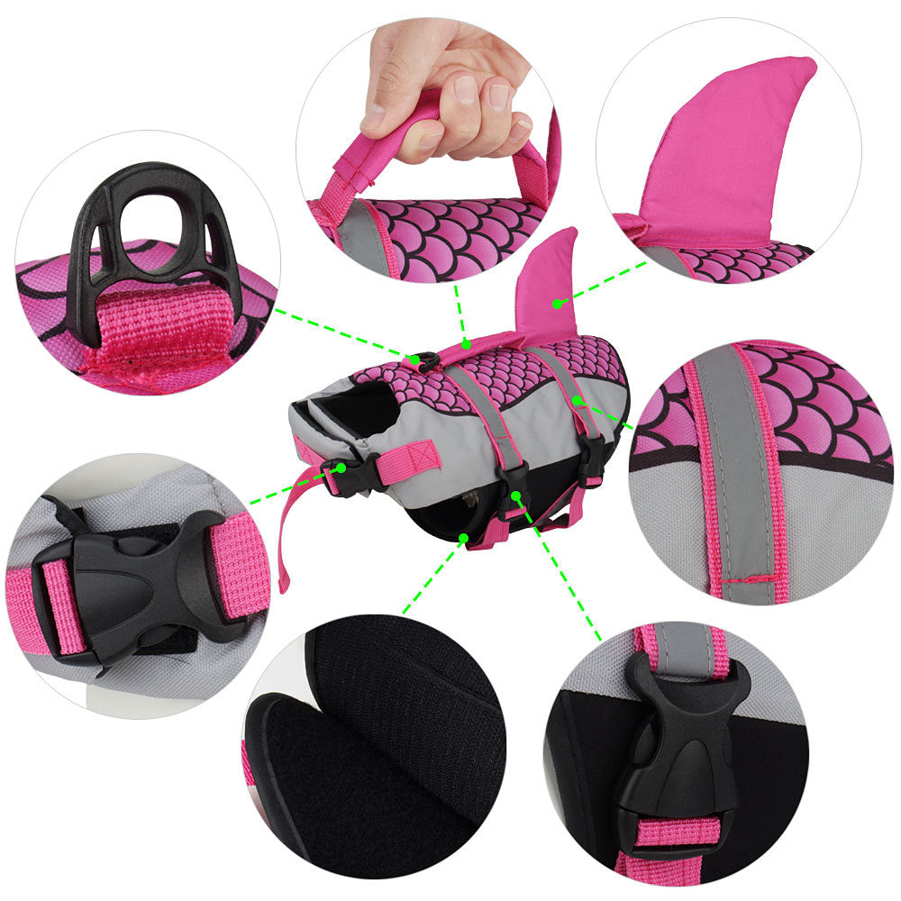 SharkDog Vest - The fun, floaty vest for your shark-dog