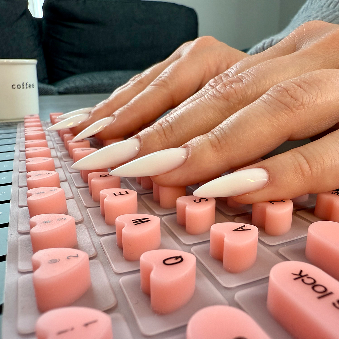 NailType - Keyboard Cover for Long Nails Girls