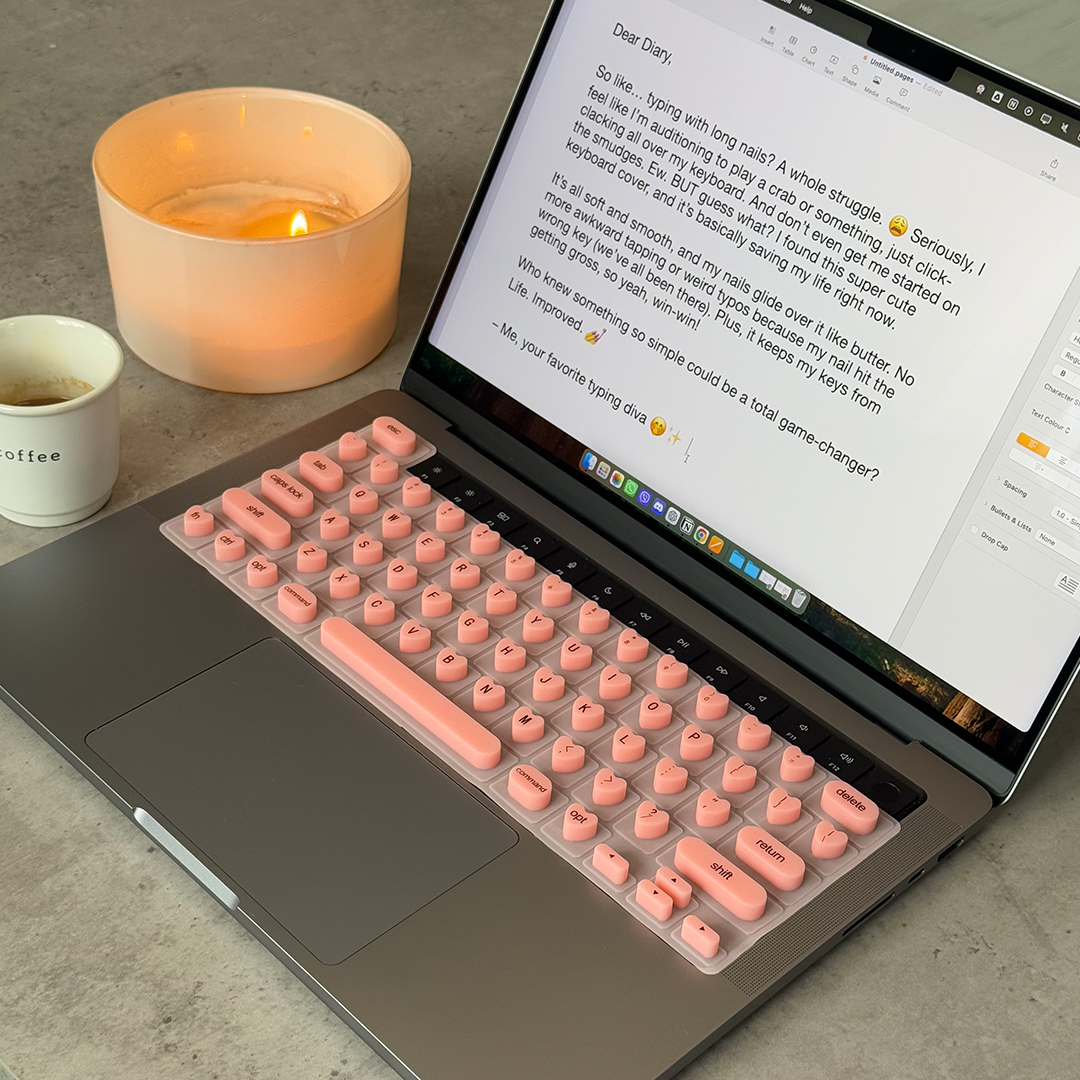 NailType - Keyboard Cover for Long Nails Girls