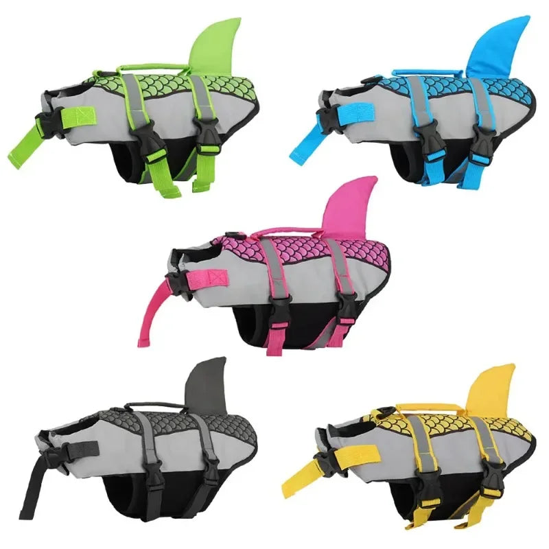 SharkDog Vest - The fun, floaty vest for your shark-dog